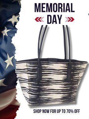 Estee Lauder Black & White Tote Bag